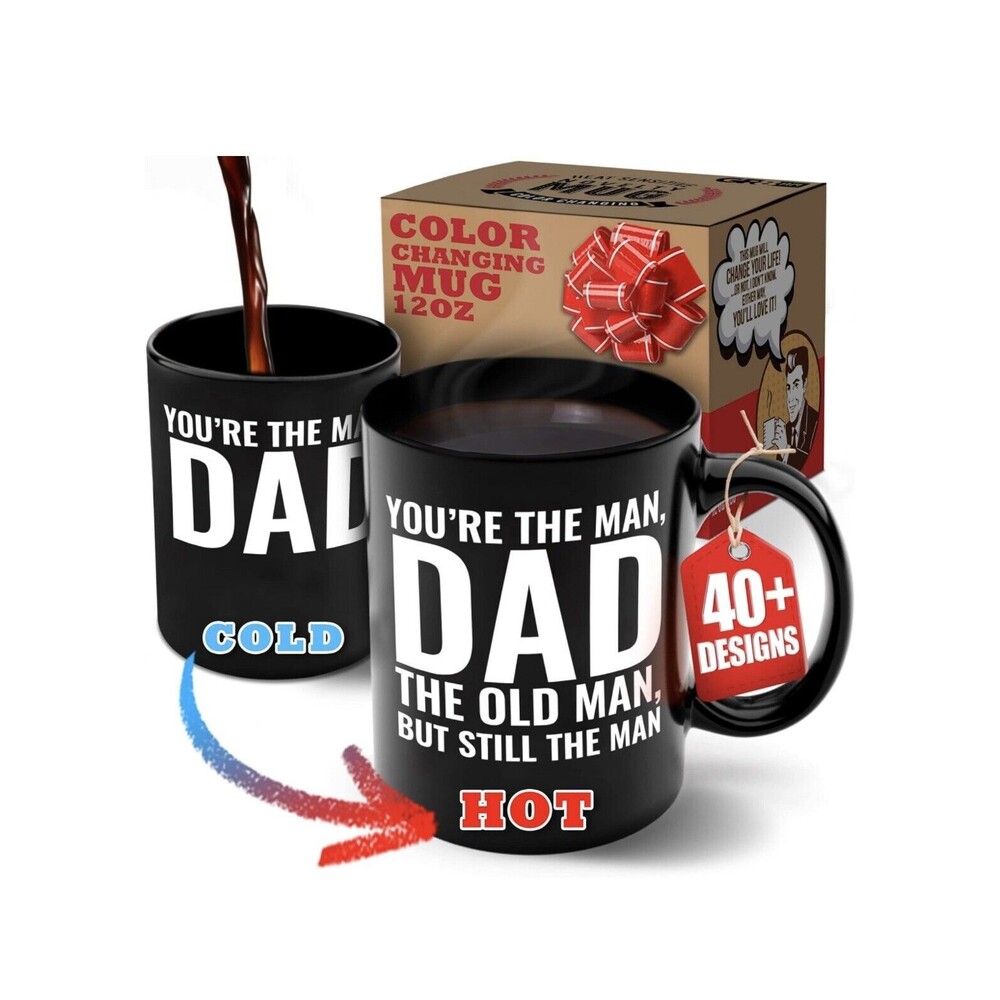 Funny Heat Sensitive Best Dad Mug